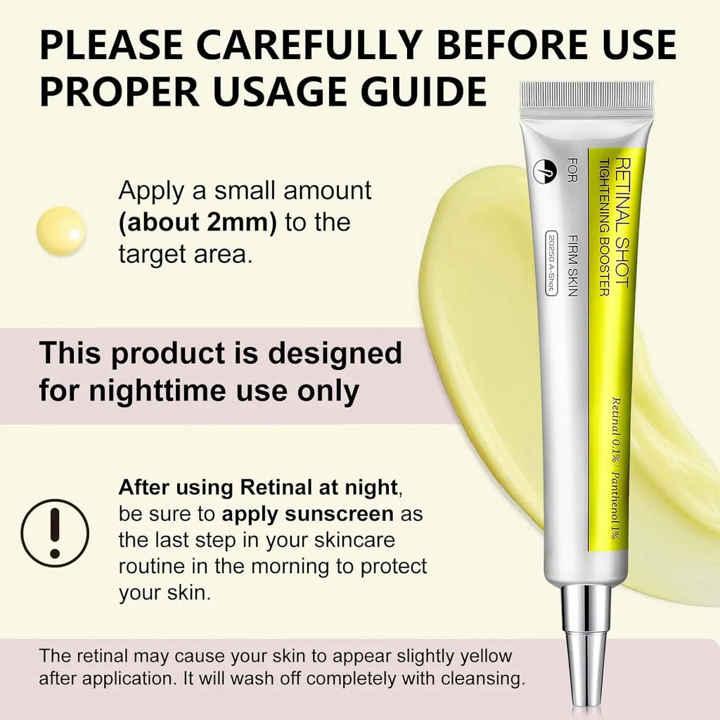 Korean Retinol Tightening Face Serum Firming Wrinkles Eye Cream Hydrating Remove Dark Circles Moisturizer Beauty Skin Care