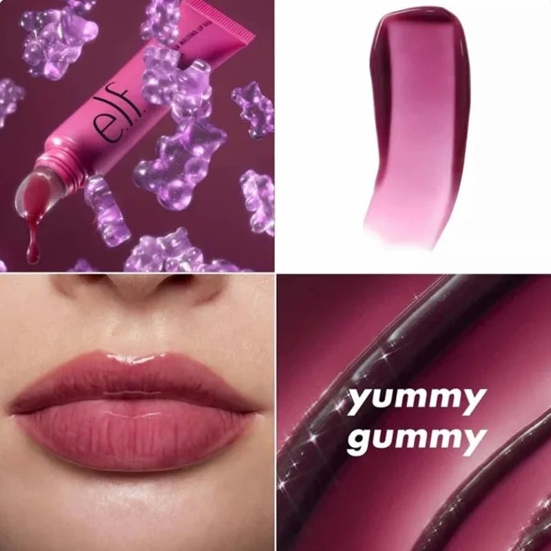 New Elf 8 Colors Liquid Blush Lasting Moisturizing Face Makeup Fruit Lip Gloss Lipstick Set Mango-Watermelon Bubblegum-Cherry