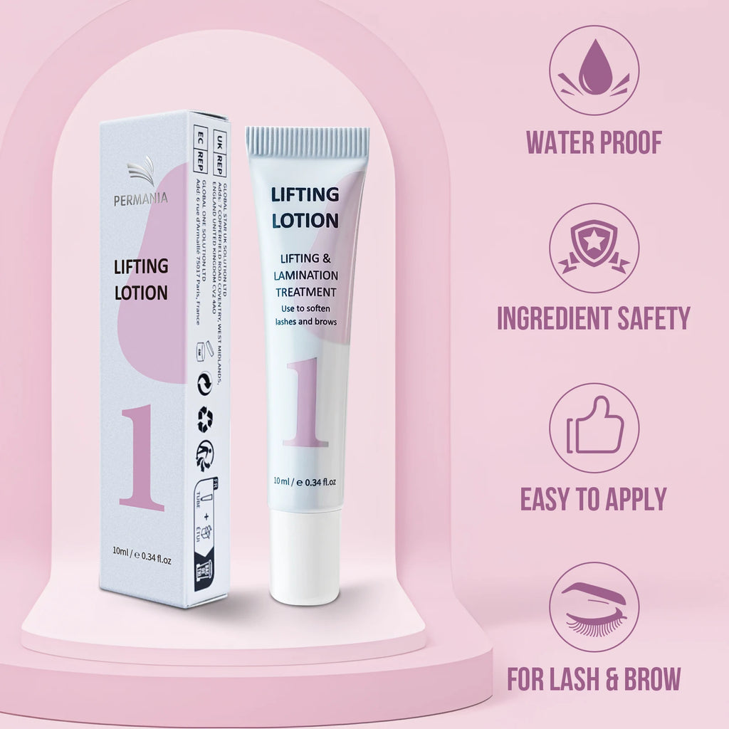PERMANIA Eyebrows Lift Lotion Single Bottle Brow Lamination Perm Cream 1#2#3 Lotion Emulsion Eyelash Lifting Makeup Tool