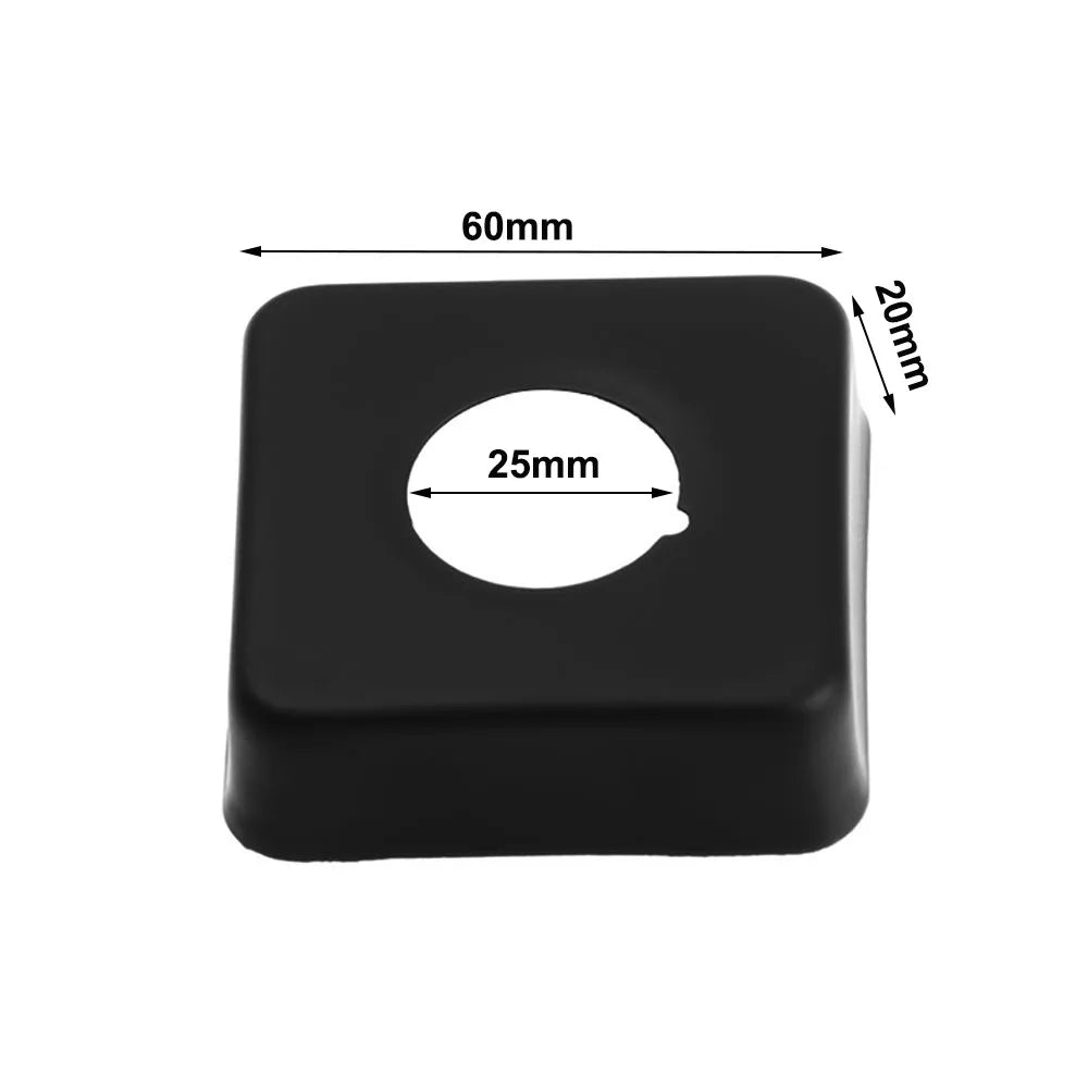 Black Stainless Steel Shower Arm Flange Replacement Wall Split Flange Faucet Decorative Cover Kitchen Bathroom Accessories