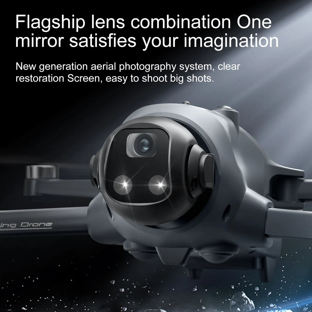 YLRC YL059 RC Drone Airdrop GPS WIFI FPV 180° ESC 4K Dual Camera Smart Follow Obstacle Avoidance Quadcopter 4.5" Screen