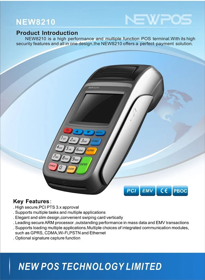 POS  Spare Parts  Keyboard for  New POS 8210 Machine