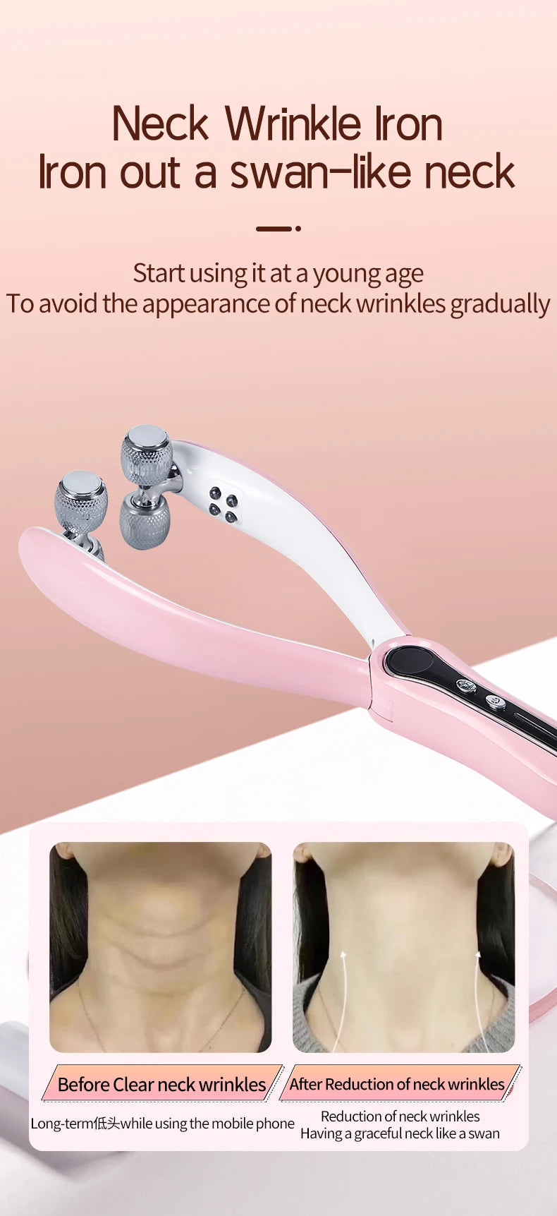 Facial beauty device Facial Massager Y Facial Lift Massager Chin Lifter Home beauty device Micro Electric Roller