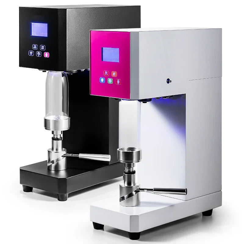 220V Can Sealing Machine Commercial Plastic Cans Automatic Beverage Sealing Machine Cup Milk Tea Equipment Complete