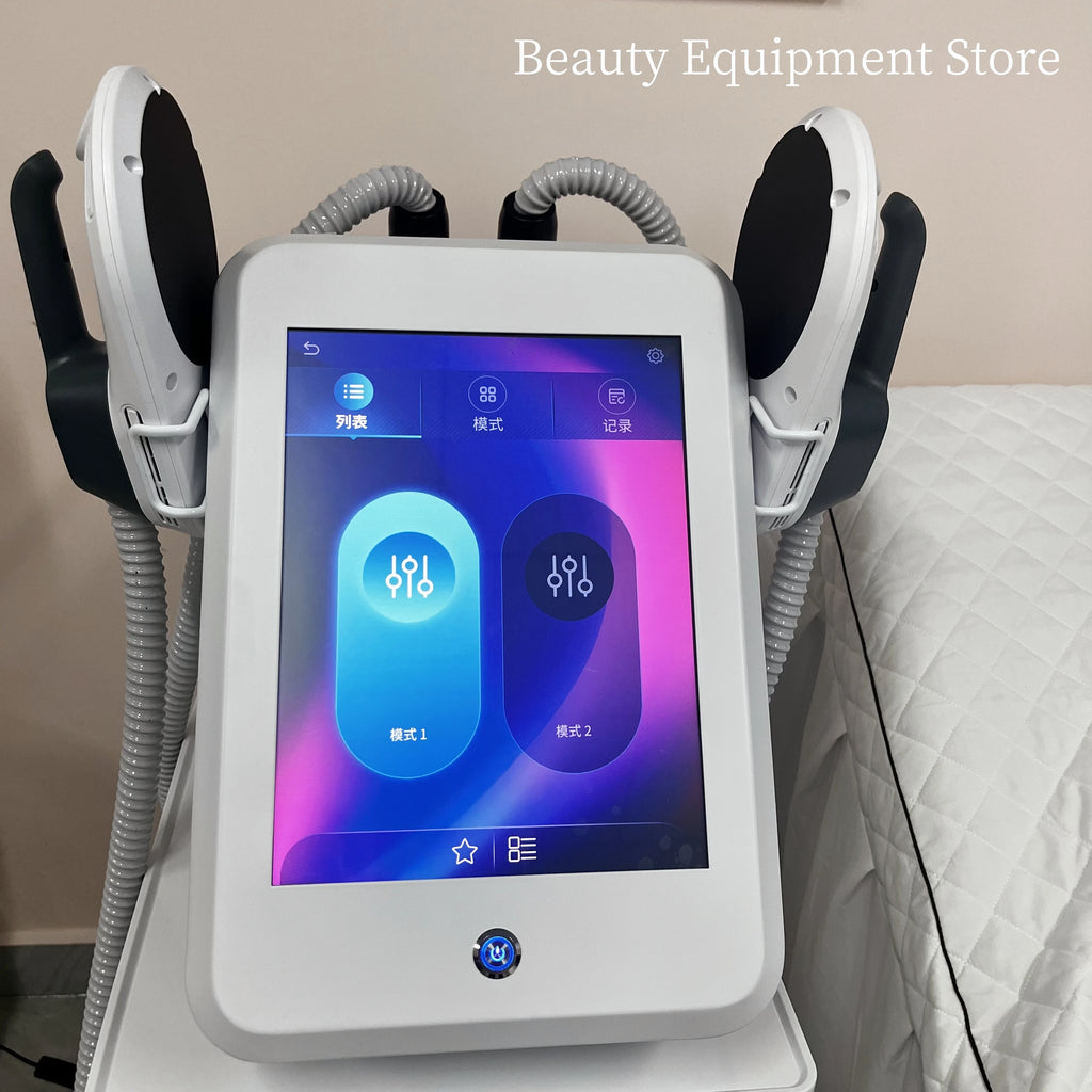 EMS Body Sculpt Machine RF Sculpting Weight Loss Burning Fat Slimming Muscle Stimulation Equipment 6500W HI-EMT MYOslim