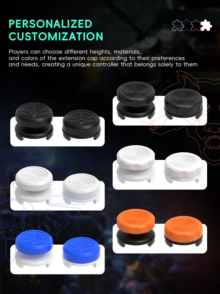 DATA FROG High-Rise Galaxy Thumb Grip Caps For PS4 Controller / For Xbox One Controller Analog Stick Joystick Cover FPS Gaming