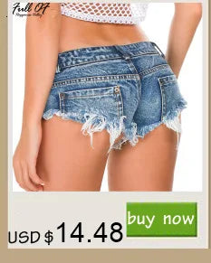 Sexy Hole Denim Shorts Women 2026 Summer Night Club Party Short Jeans Y2K Streetwear Hot Pants Twerk Shorts Jean Woman Clothing