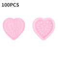 100pcs Wimperlijm Houder Wimperextension Supplies Lijm Pallet   Lash Extension Pakking Wimpers Lade Plastic Pads Make-Up Tool