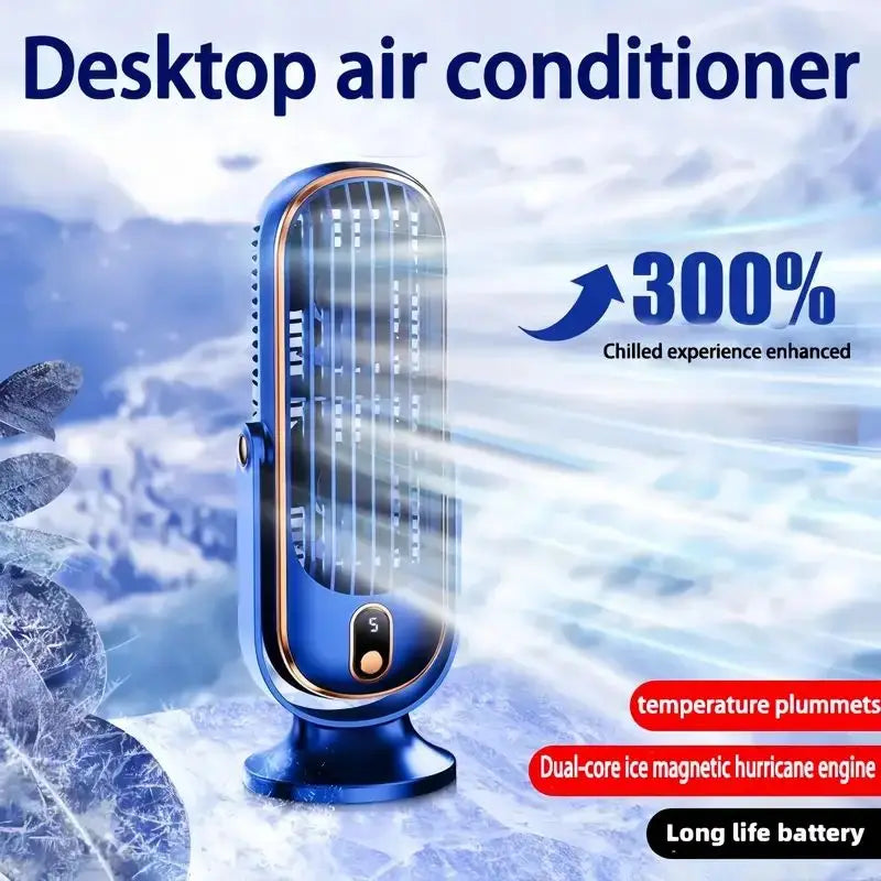 Portable USB Fan | 5 Speeds, 720° Swivel, Quiet Cool Breeze, Air Circulation, Indoor/Outdoor Use, Ideal For Home, Office, Travel - Beauty