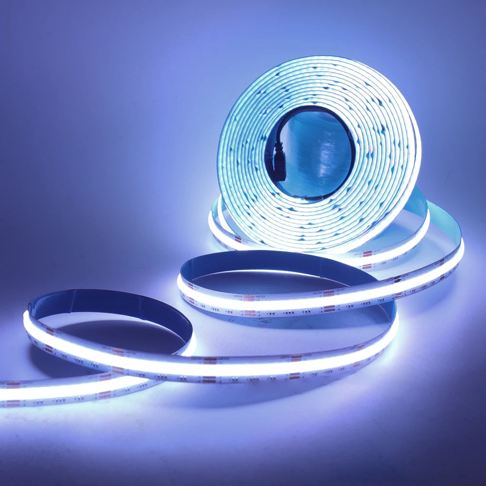 IP67 Waterproof IP21 RGB COB LED Strip DC 12V 24V 576 840LEDs/M TV BackLight Home Decoration Led Tape Diode Flexible Ribbon