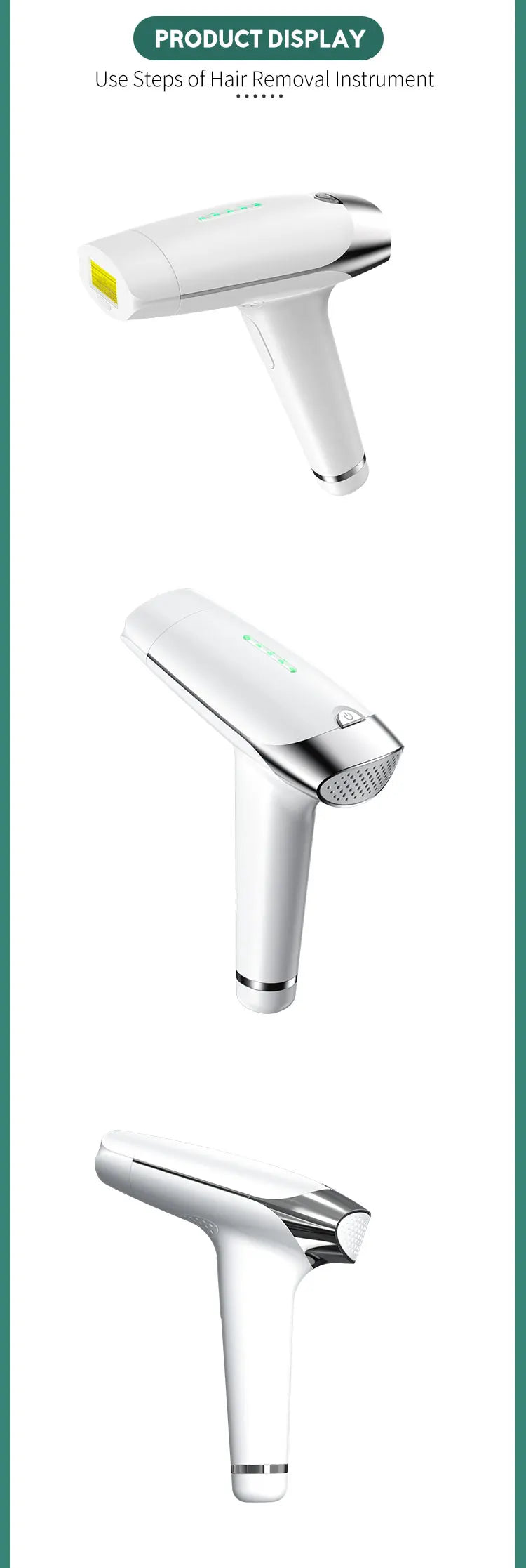 New Ice‑Cooling Handheld IPL Epilator, 900000 Flashes for Home Use