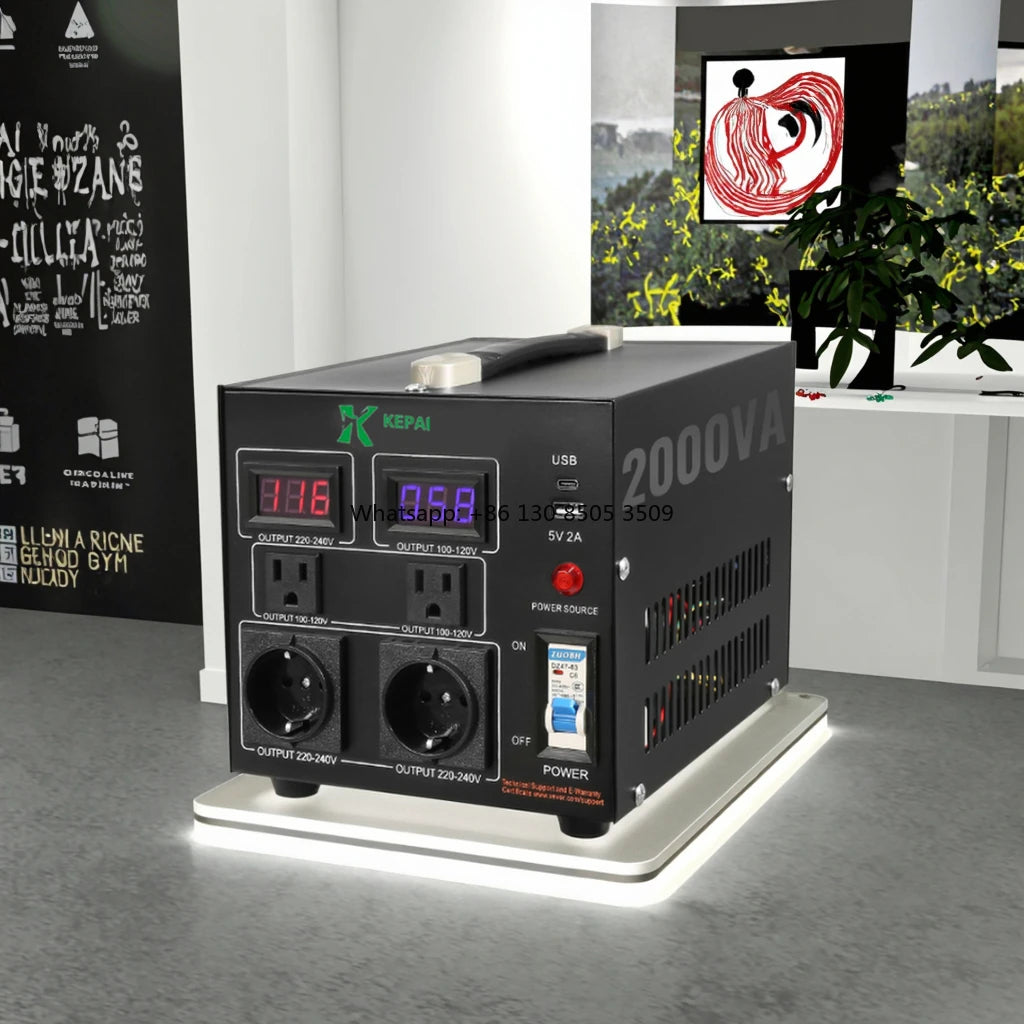 SV-2KVA 50Hz/60Hz Single Phase Step Up/ Down Transformer Control  for Power Supply