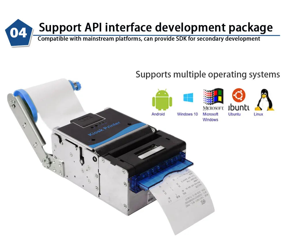 ATV&UTVHS-K55 Thermal Receipt Printer with Automatic Ticket Recycling Function That Tickets Not Be Taken Will Be Recycled