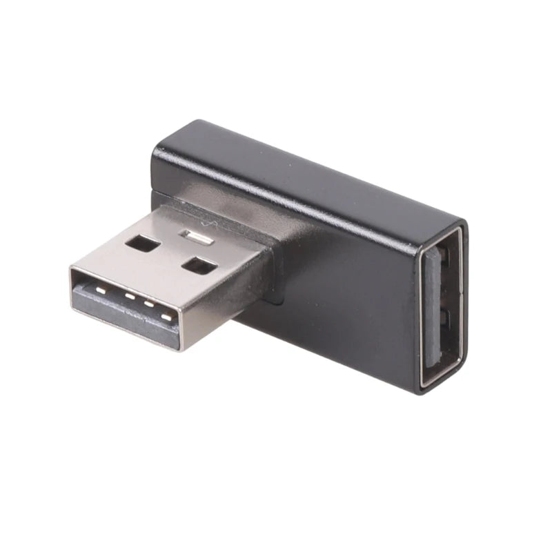 90 Degree Right Up Down Angled USB3.0 Male to Female Extension Adapter for Laptop PC USB Extension Converter XX9A