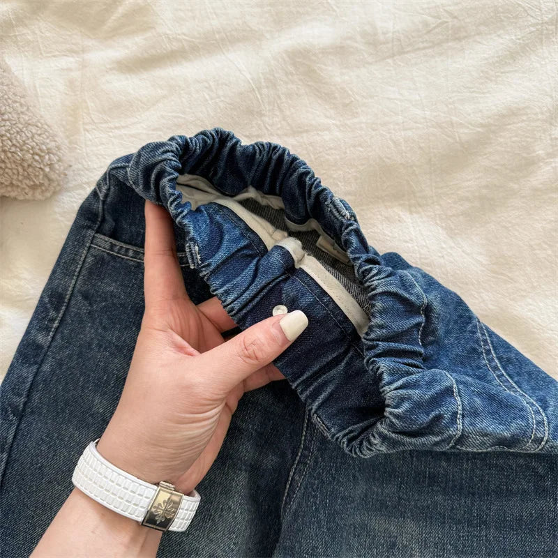 1 2 3 4 5 6 7 Years Boys Denim Pants Spring Autumn Casual Kids Pants Hole Birthday gift Fashion Boys Outdoor Children Clothing