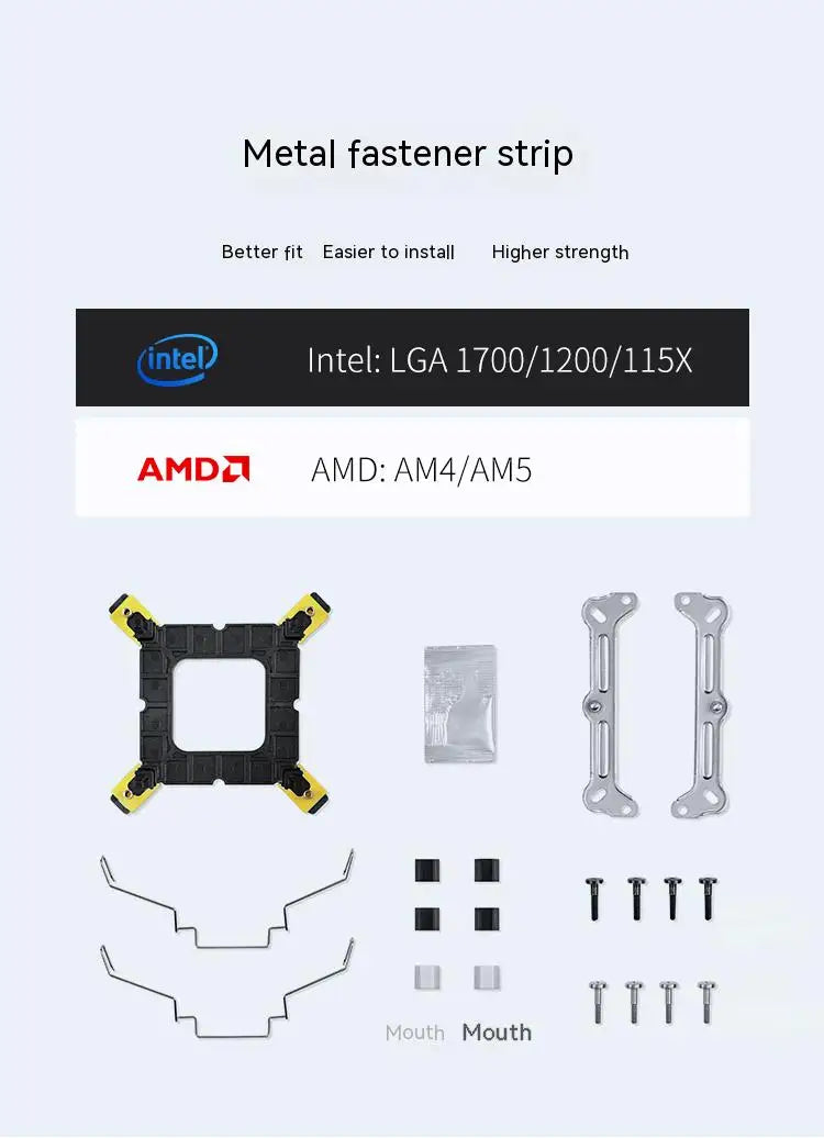 JONSBO CR-1000 EVO 4 Heat pipes TDP 220W CPU Cooler Computer Cooling Fan Heat Sink For LGA1700 115X 1200 AM5 Air Cooler Radiator