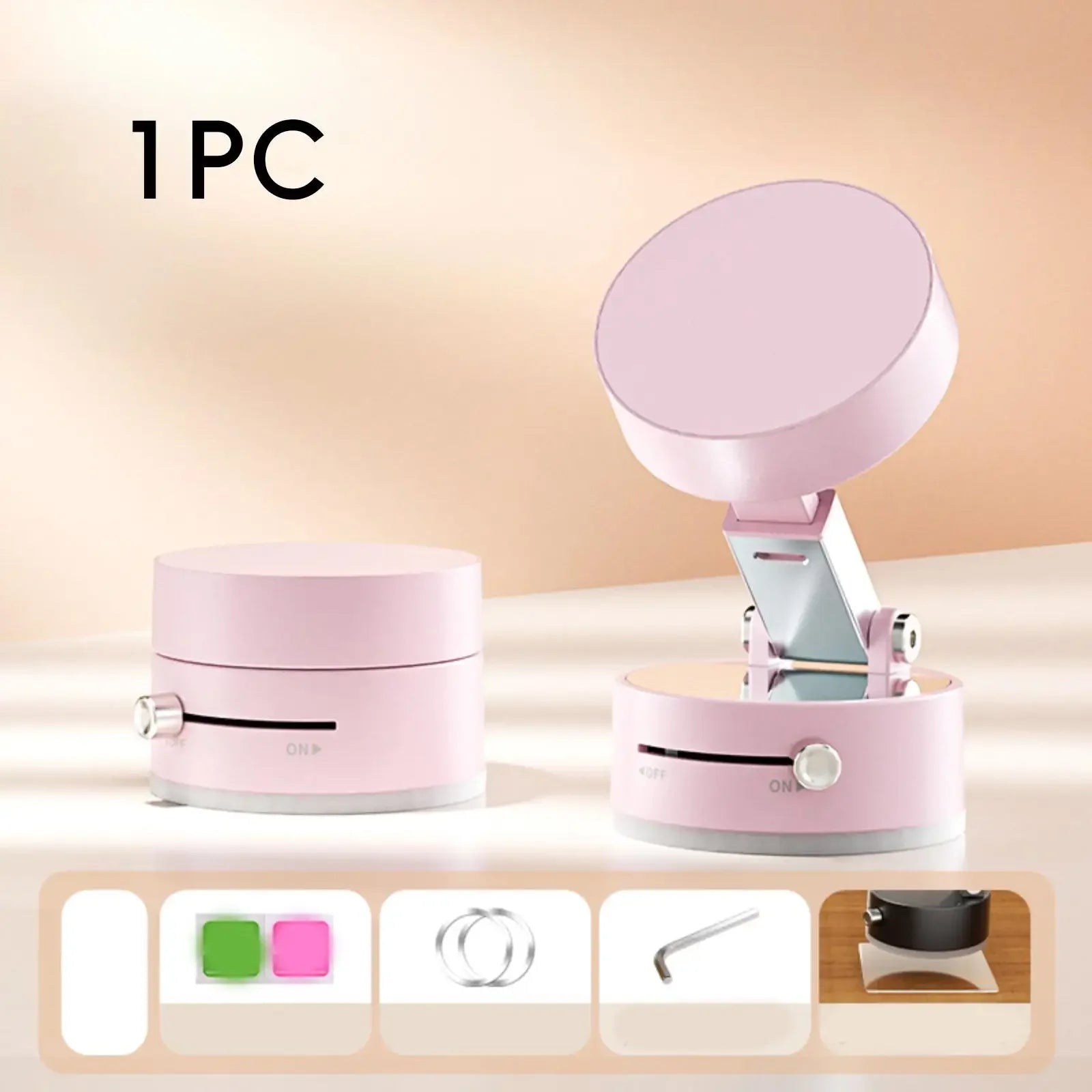 Ultra Magnetic Phone Holder Foldable Car Phone Mount Dashboard Phone Bracket 360 Degree Rotation Vacuum Suction Cup GPS Stand
