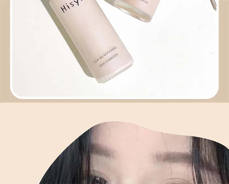 Liquid Foundation Makeup Base Waterproof High Coverage Concealer BB Cream Brighten Face Skin Tone Hydrating Foundation Makeup
