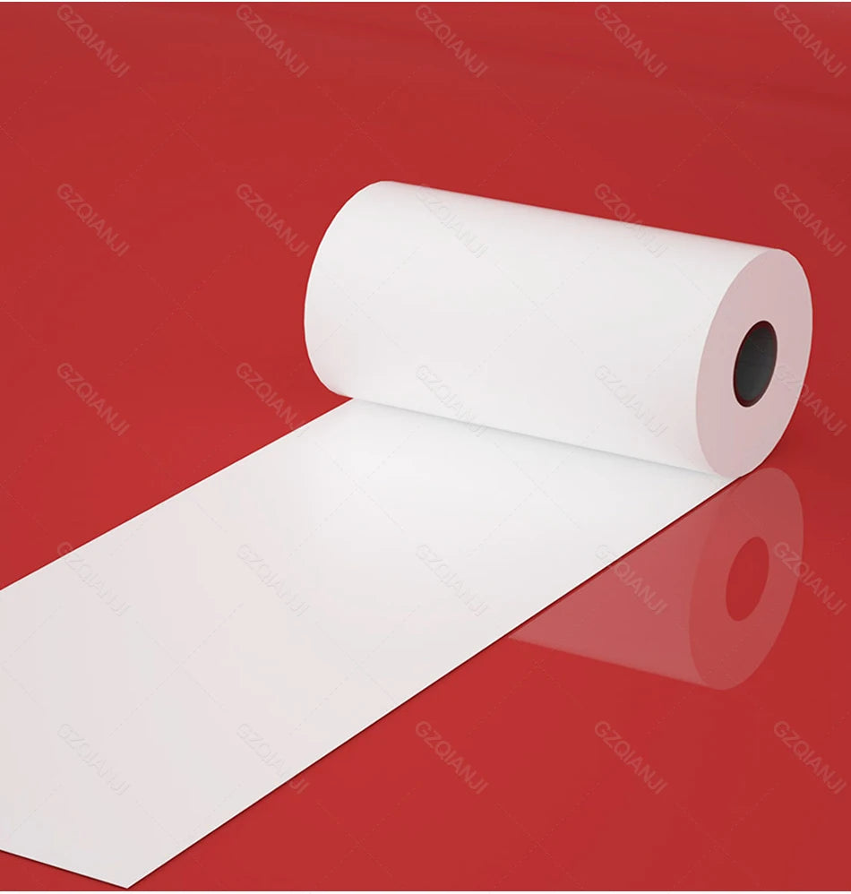80mm Width Non-Adhesive Thermal Printer Paper for Pos Receipt Maker Black on White Printing 3 Rolls Suitable Notes List Photo