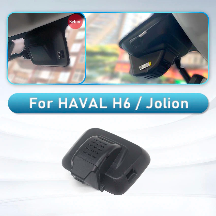 Plug and Play Dash Cam Car DVR UHD Video Recorder Camera For HAVAL H6 H7 F7 F7x H9 H3 DARGO Jolion GWM POER 4K Dashcam USB Port