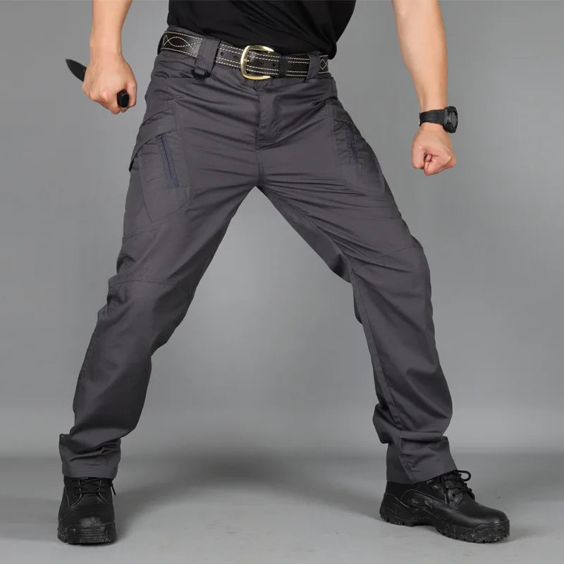 Tactical Cargo Pants Men Combat Trousers Cargo Pants Multiple Pockets Working Hiking Casual Men's Trousers Plus Size 6XL