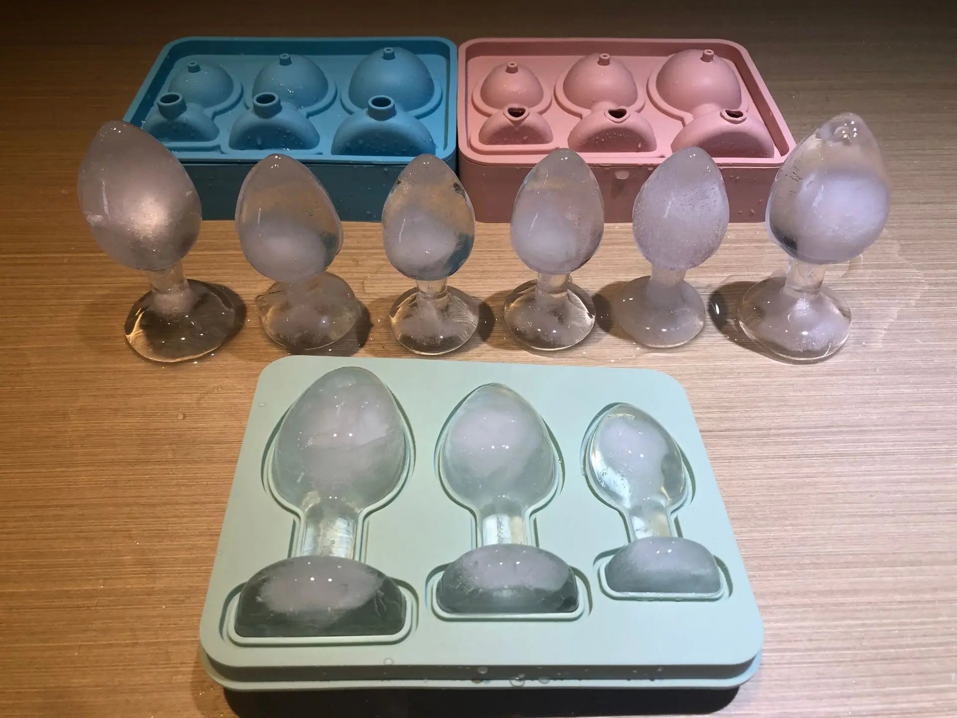 Food Grade Silicone Penis Ice Tray Mold Box Ice Cube Blocks Maker Mould Machine Whiskey Wine Bar Tools Kitchen Gadgets
