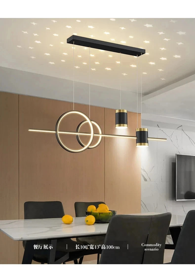Modern Restaurant Pendant Lights LED Dining Tables Kitchens Ceiling Lights Modern Minimalist Hotels Bars Cafes Home Decor