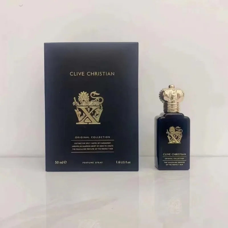 Clive Christian Unisex Perfume 50ml Long Lasting Blonde Amber Fresh Fragrance Jasmine Rose Sandalwood Amber Musk Elegant Scent