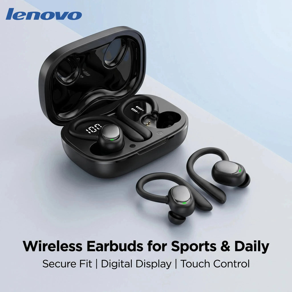Original Lenovo Clip Open-Ear TWS Earbuds SP180 Wireless Earphone Bluetooth Headphone Comfortable Wear Long Battery With Mic