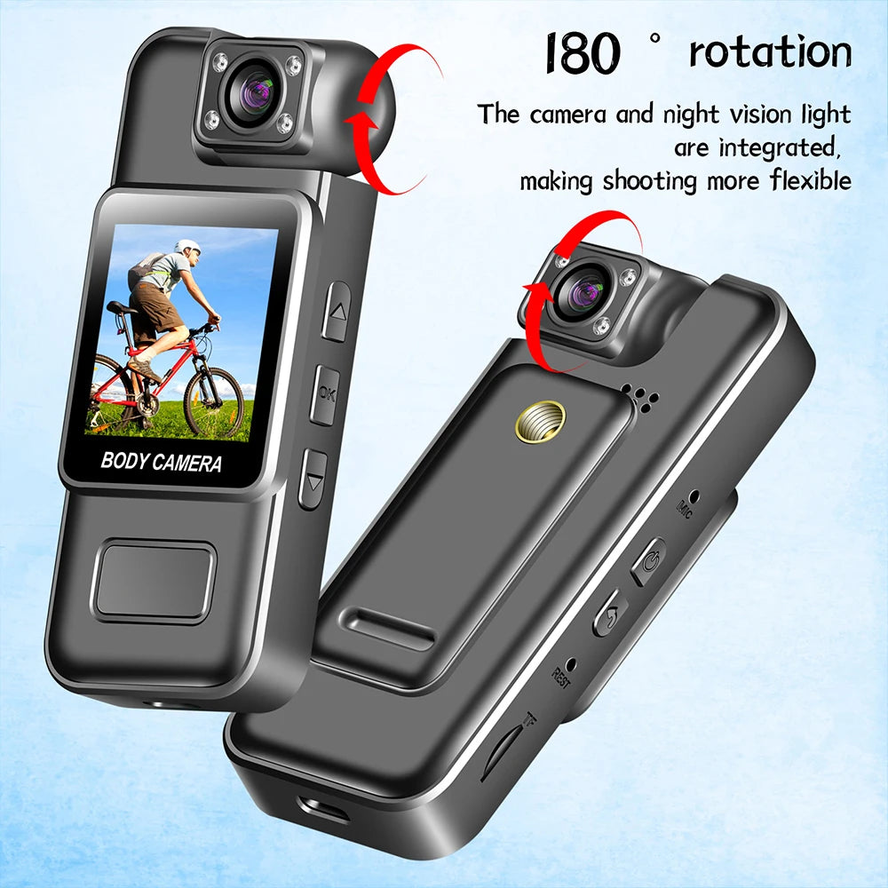 Digital Camera Wifi Ultra HD 4K Wifi Portable Video Recorder Police Infrared Night Vision Sports Camera DV Riding Camcord