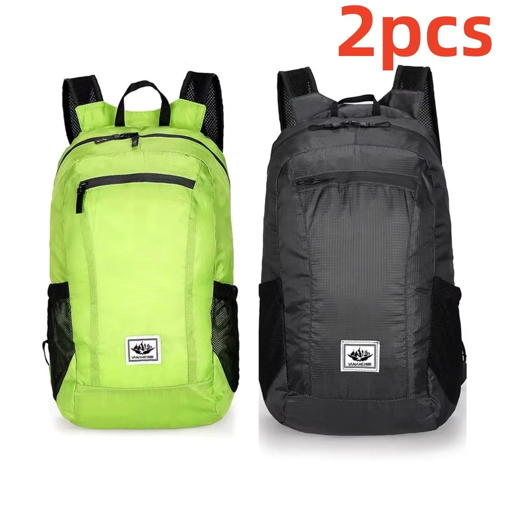 Outdoor Hiking Bag 20L Lightweight Portable Backpack Foldable Waterproof Folding Ultralight Pack for Women Men Travelling Hiking