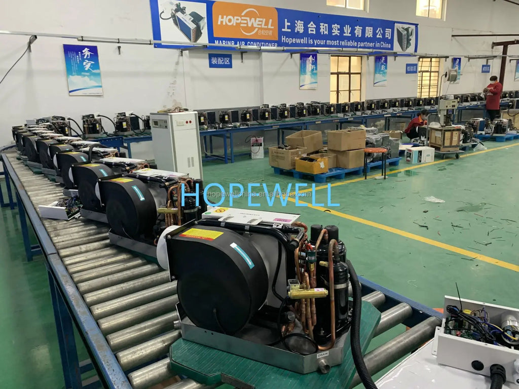 Hopewell 220V 110V Compact AC Units Marine Boat Air Conditioner 6000 8000 10000 12000 16000 Btu