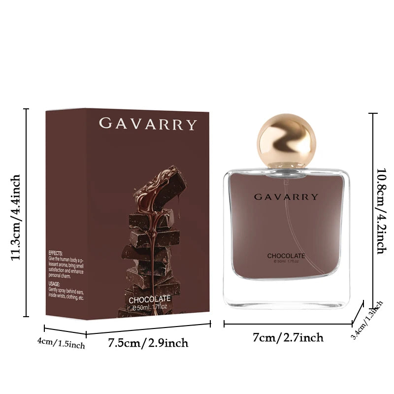 50ML Fresh and Elegant Ladies' Perfume Spray Long-lasting Milk Chocolate "Gourmand" Eau De Parfum