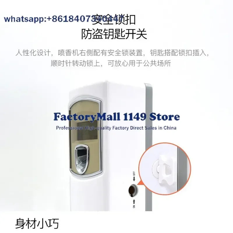 For Ruiwo Wall Mounted Aromatherapy Diffuser Remote Control Home Hotel Air Fragrance Machine Scent Dispenser Essential Oil