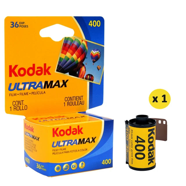 Kodak UltraMax 400 Color Printing 135-36 35mm Film 36 Exposures 1/2/3/5/10 Roll Kodak Film Photo Paper for M35 / M38 H35 Camera