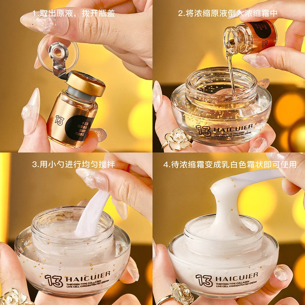 Collagen Cell Filled Muscle Activating Face Cream Korean Skincare Oil Control Moisturizing Beauty Nourishing Soften Facial Cream