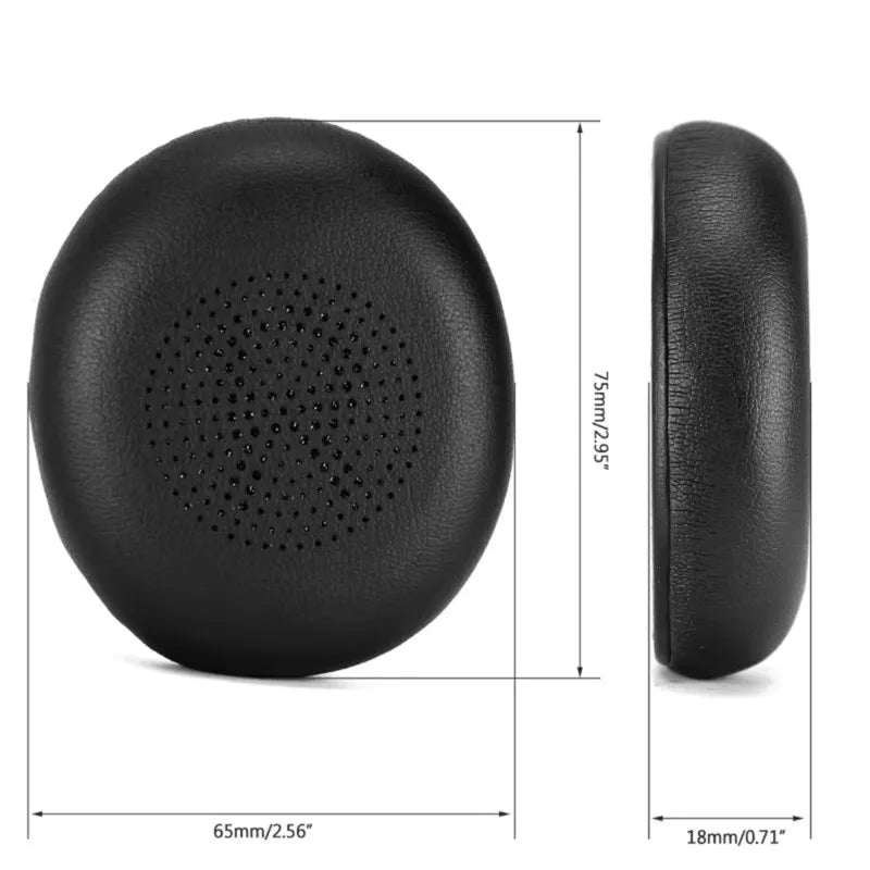 1 Pair Replacement foam Ear Pads pillow Cushion Cover for jabra ELITE 45H Evolve2 65 Headphone Headset EarPads