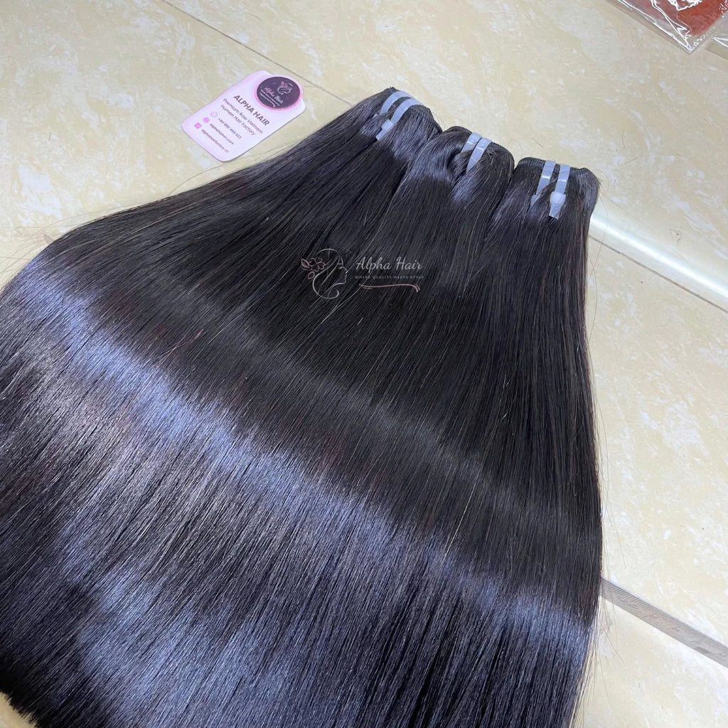 Best Rated Natural Color Bone Straight Silky Human Hair Wigs Premium Quality Human Hair Extensions Manufacturer Supplier
