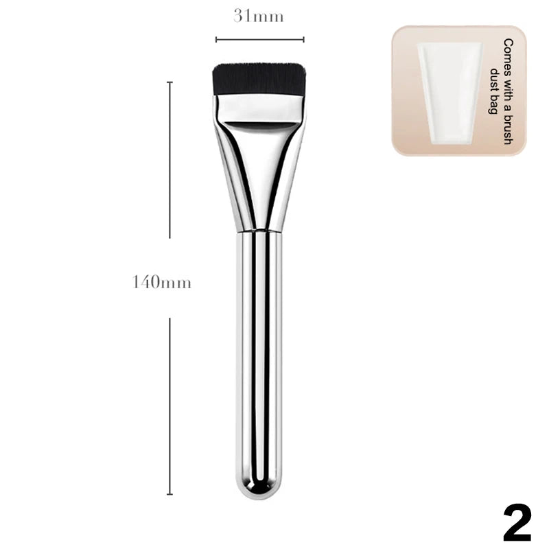 Ultra Thin Foundation Brush Lightweight Face Contour Brush Flat Contour Brush Foundation Cream Makeup Brushes Beauty
