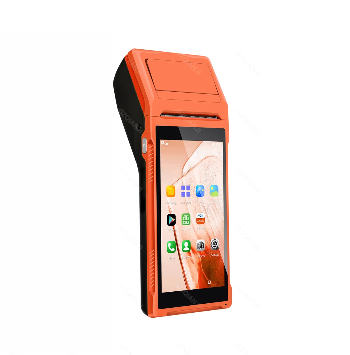 Handheld Android POS PDA Terminal 58mm Receipt Bill Thermal Printer All In One with NFC Camera 1D 2D Barcode Reader Optional