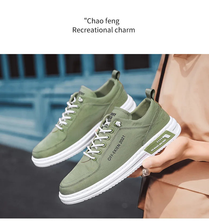 Men's Flats Shoes Luxury Men's Sneakers Spring Autumn 2025 Outdoor Sport Shoes for Men Fashion Vulcanized Shoe Tenis Para Hombre