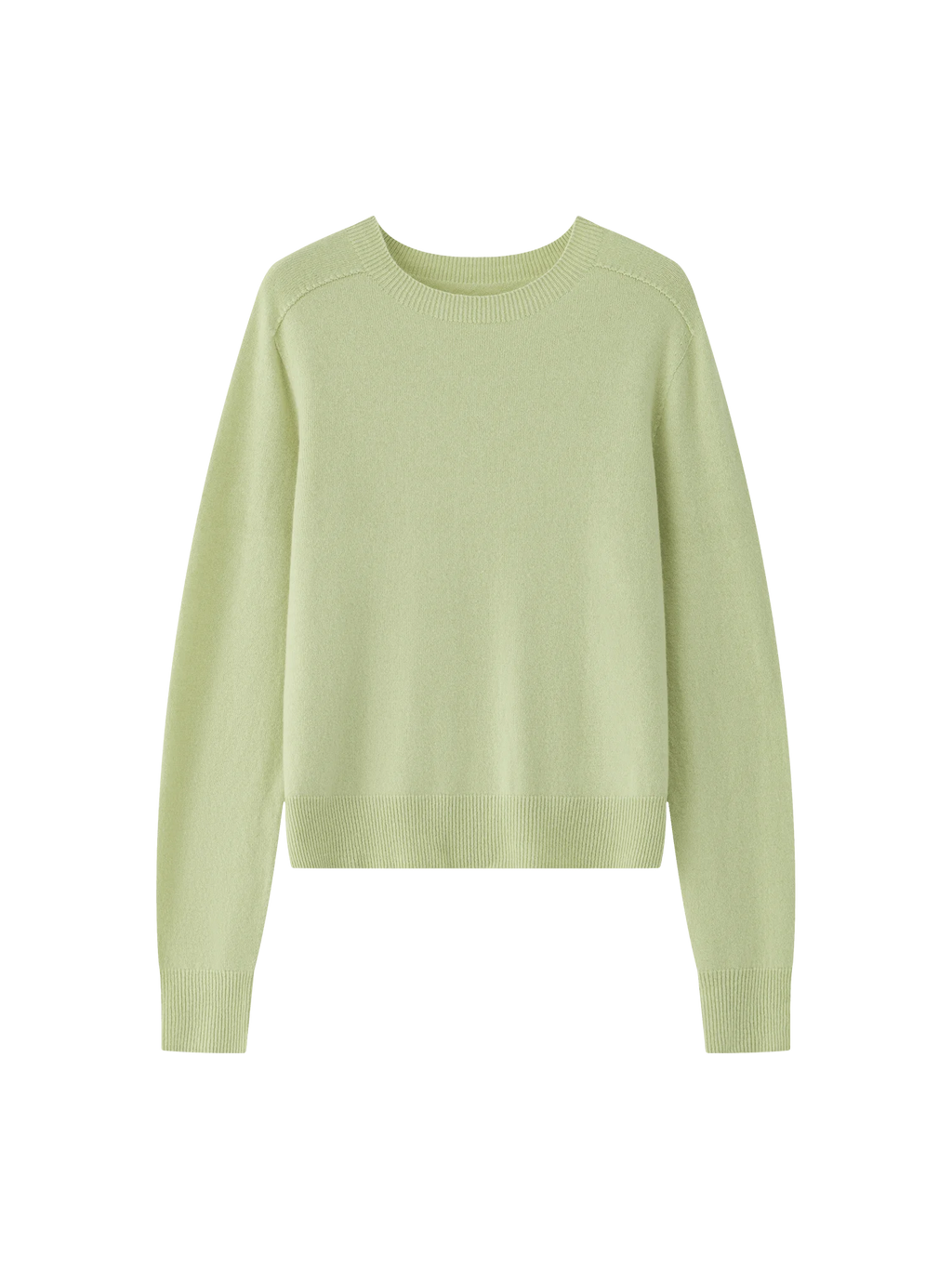 FSLE 100% Wool Seamless One-piece Knit Shirt Sweater For Women Autumn Winter New Design Wool Crew Neck Versatile Casual Sweater