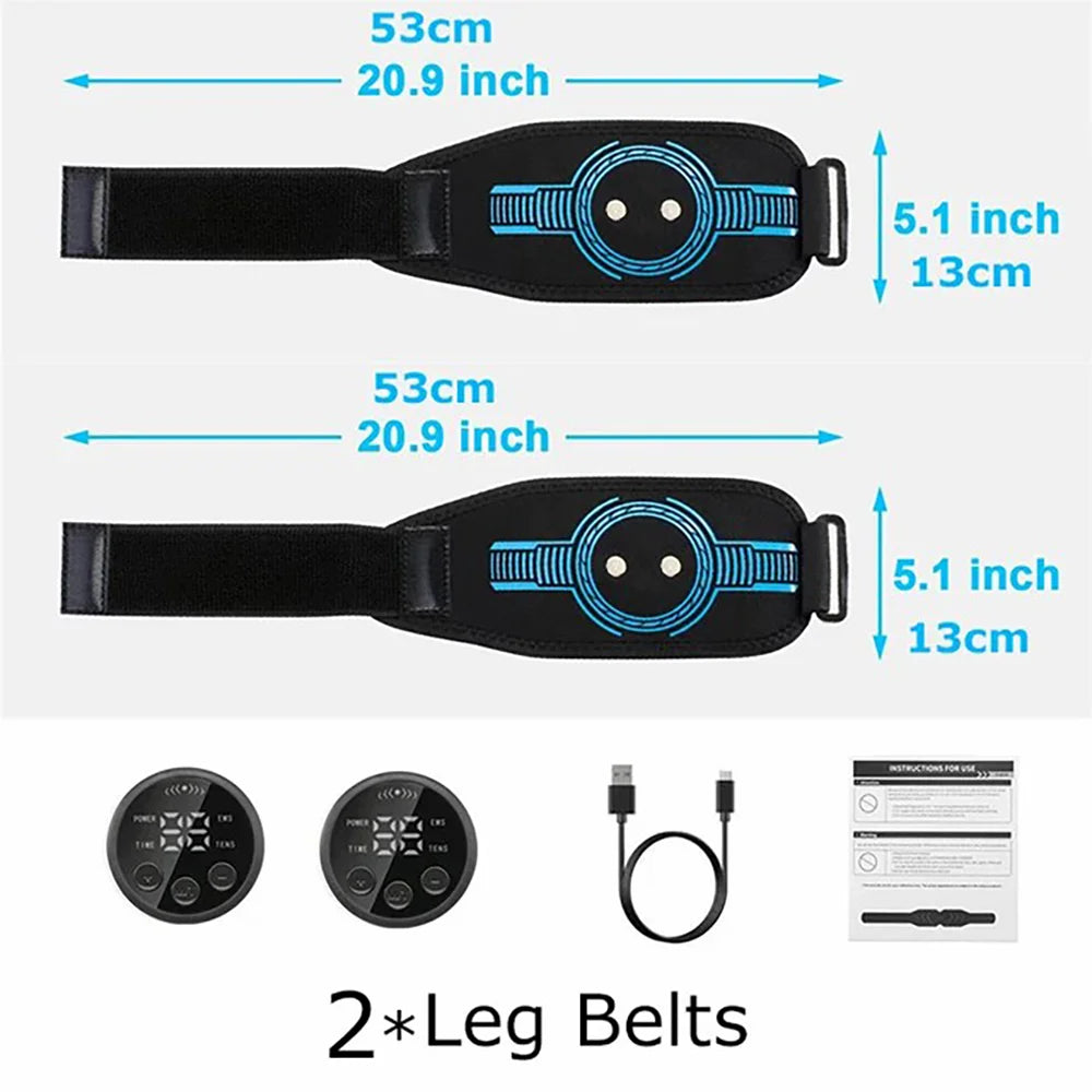 Intelligent EMS Belt Massage Set Full Body Muscle Stimulation Trainer Abdominal Fitness Device USB Charging Version