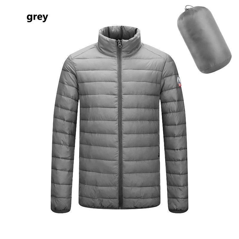 Europe Spring Autumn Embroidery Men Women With Zipper Sleeveless Vest Front Going Out Light Thin Hooded Down Long sleeves Jacket