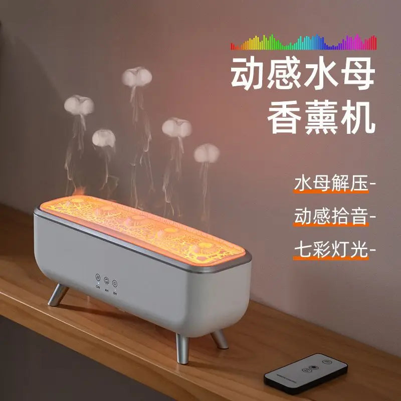 Water Drop Essential Oil Aromatherapy Machine Household Heavy Fog Volume Remote Control Timing Ultrasonic Atomizing Humidifier