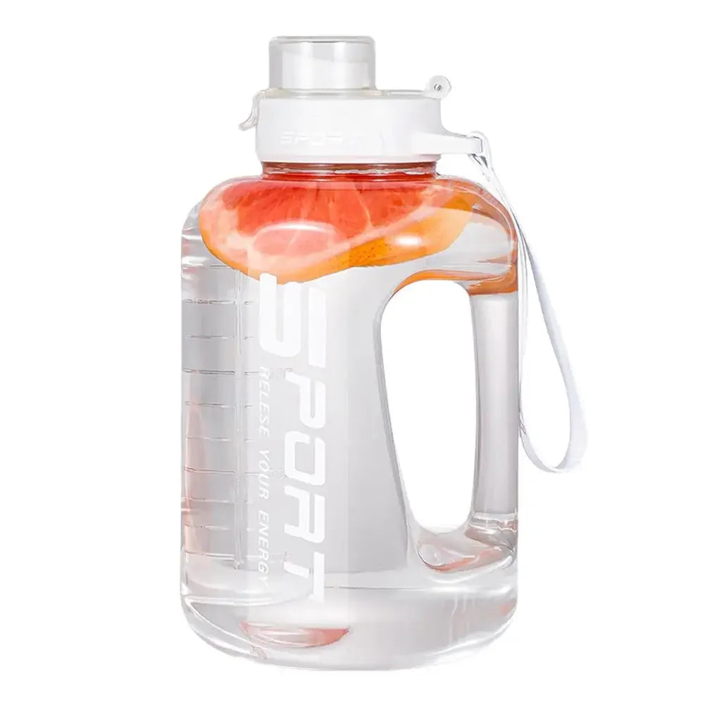 2.5l Large Capacity Sports Water Bottle Big Belly Cup Bucket Space Portable New Student Sports Plastic Water Ton Cup Ton Bo U2o9