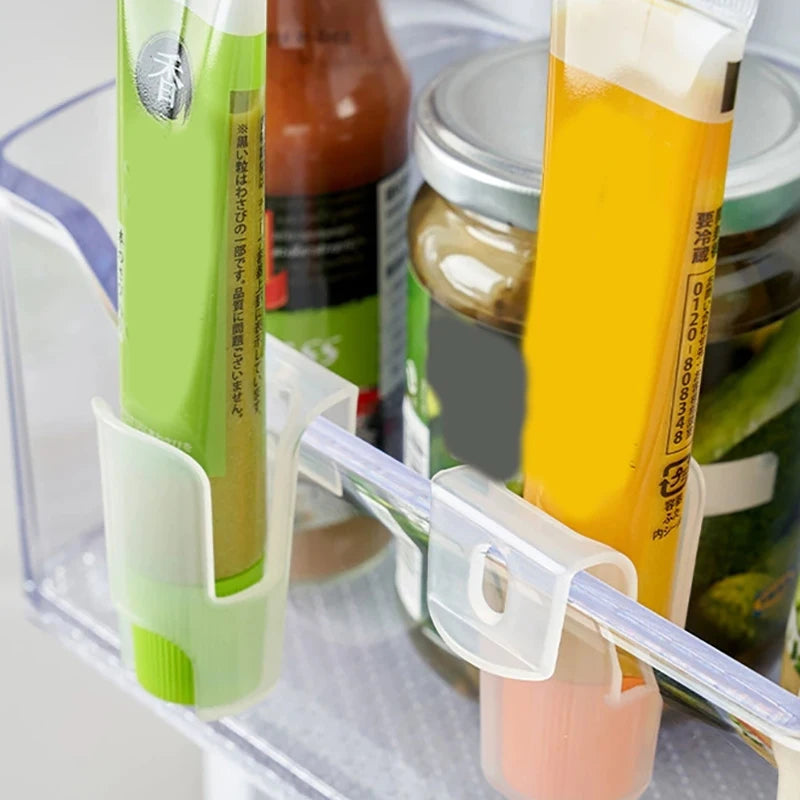 Kitchen Organizer Hanging Hooks Organizer Box Hanging Spice Bottle Small Item Organizer Clip Shelf Storage Hooks Kitchen Hooks