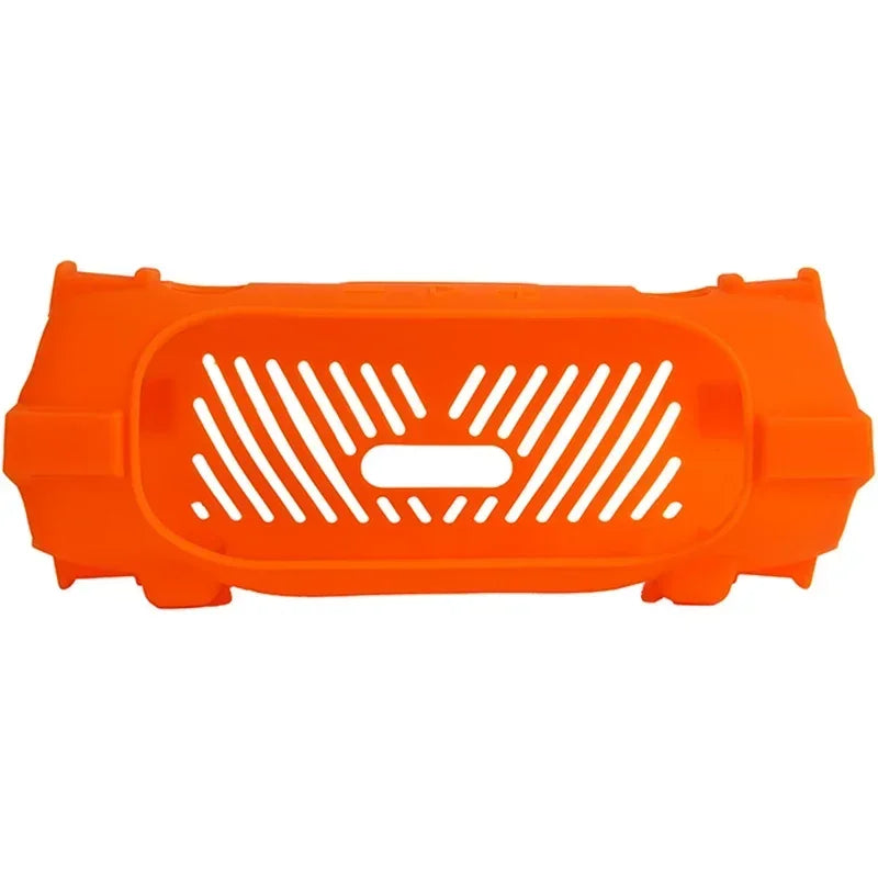 Newest Soft Silicone Case Cover Skin With Strap Carabiner for JBL Charge 6 Portable Waterproof Wireless Bluetooth Speaker