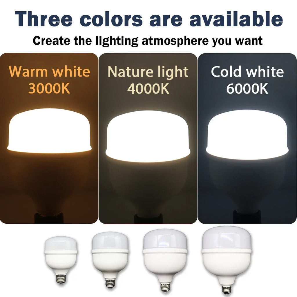 1-5pcs 50W 10W 5000lm Super Bright LED Bulb AC 110V 220V E27 LED Lamp Lampada LED Light Illa Lighting Lamp for Home Livingroom