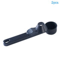 ✔Spill-Proof Protein Powder Sliding Spoon Reusable With Longer Handle Coffee Scoop Measuring Spoon Funnel Kitchen Gadgets